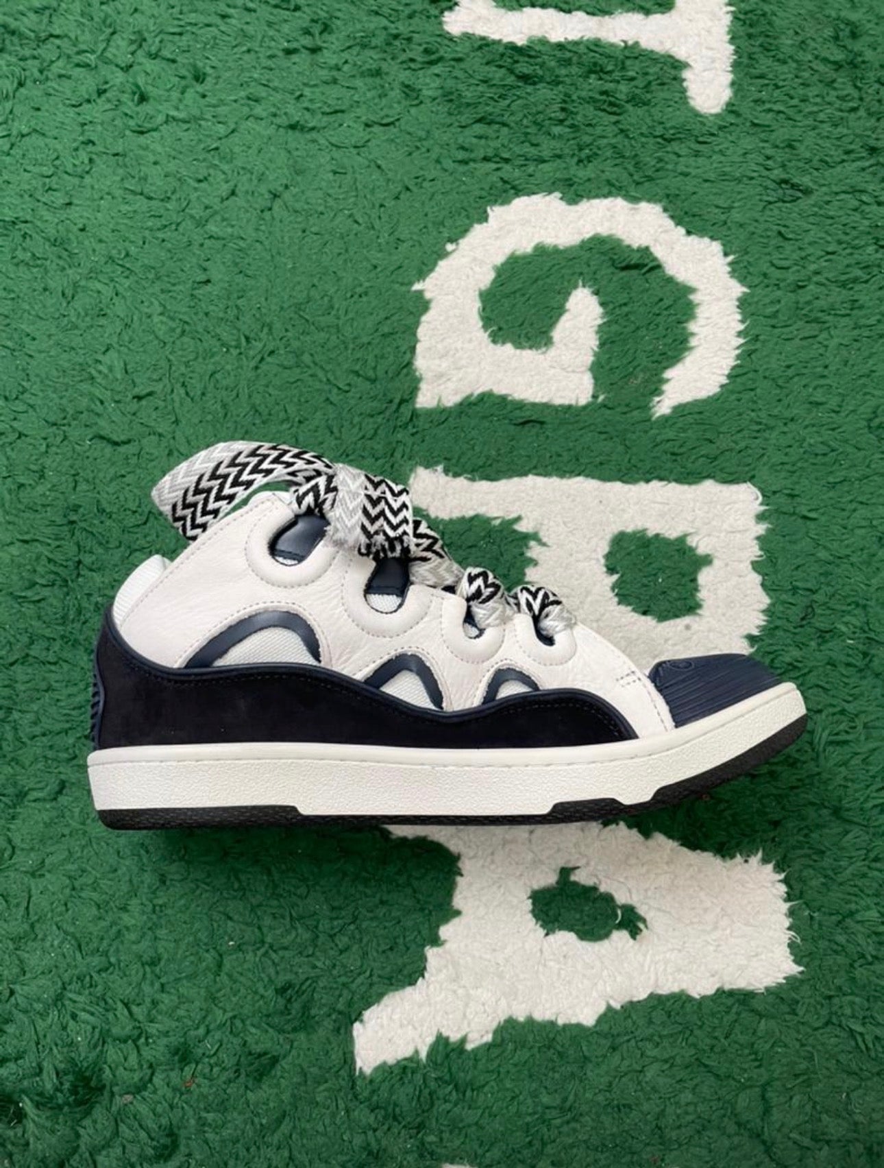 LA Navy Blue Skate Sneakers