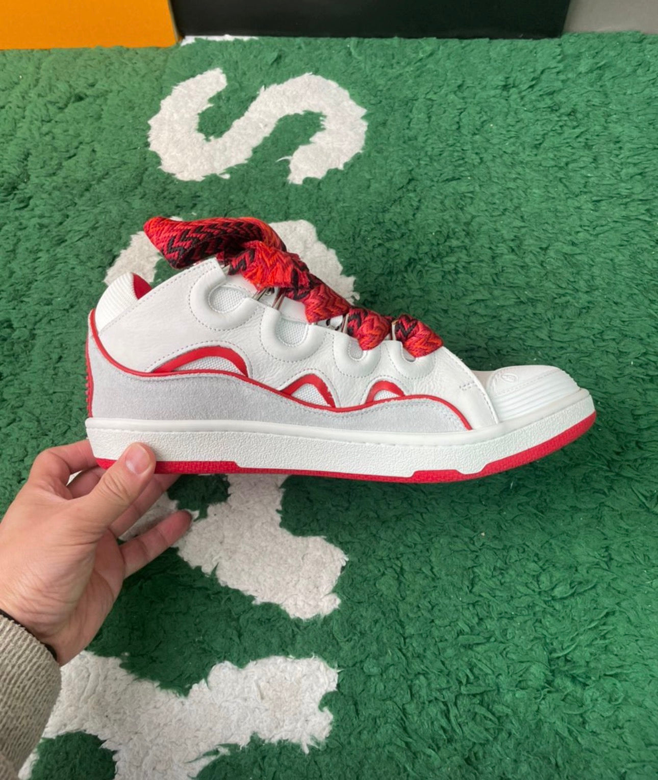LA Red Skate Sneakers