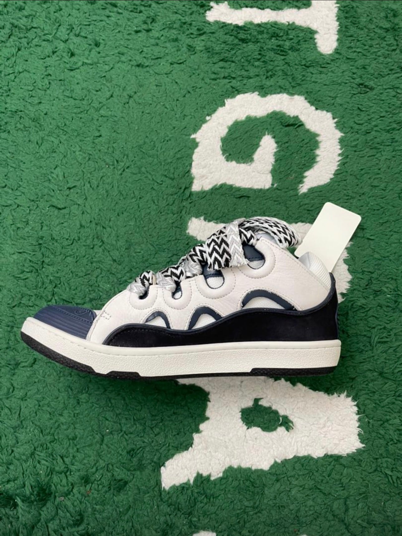 LA Navy Blue Skate Sneakers