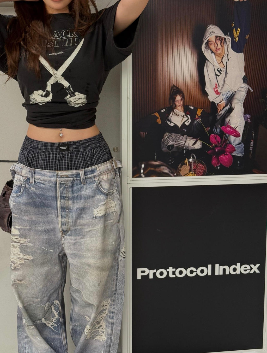 Preorder protocal underwear Blue denim Jeans