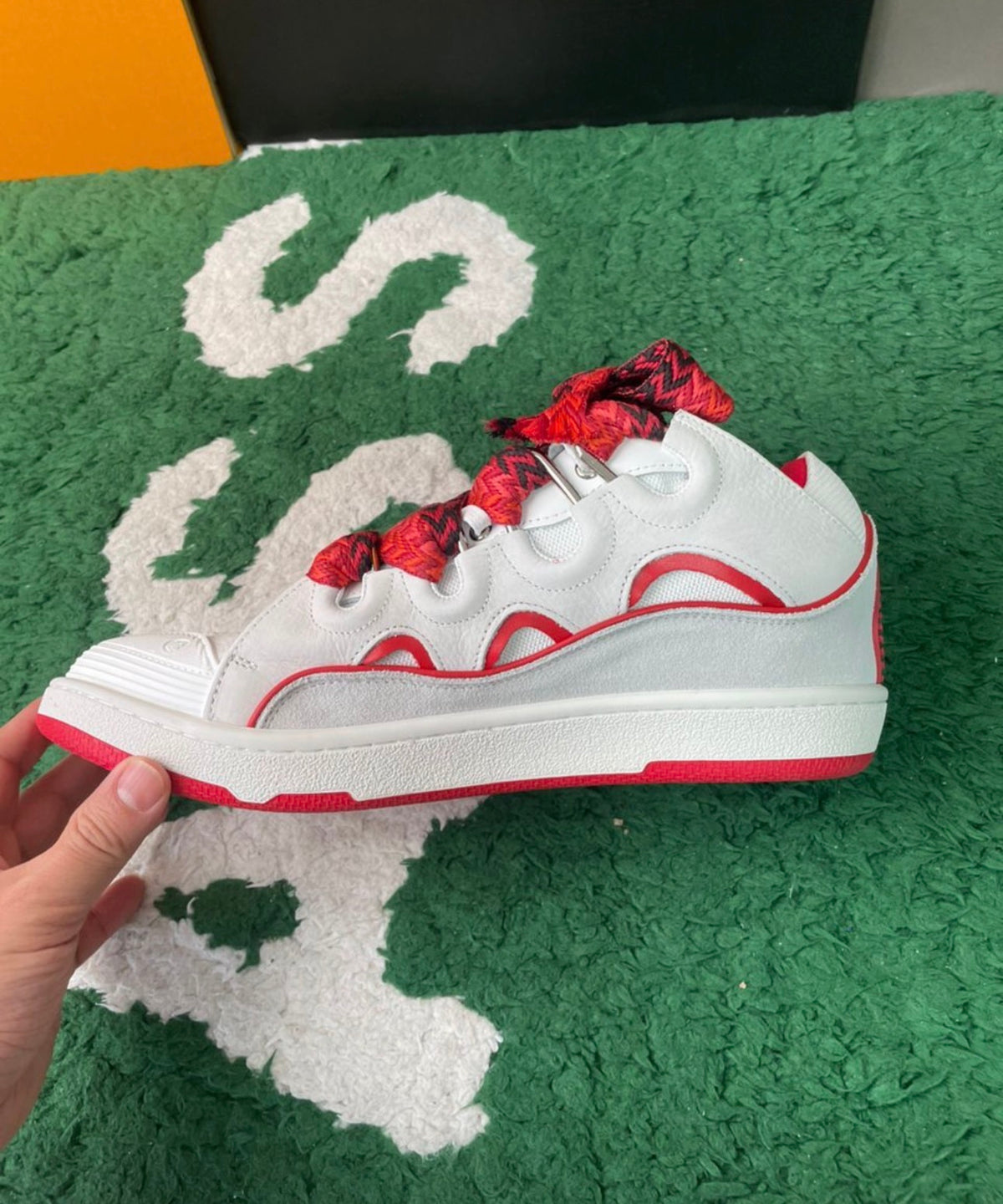 LA Red Skate Sneakers