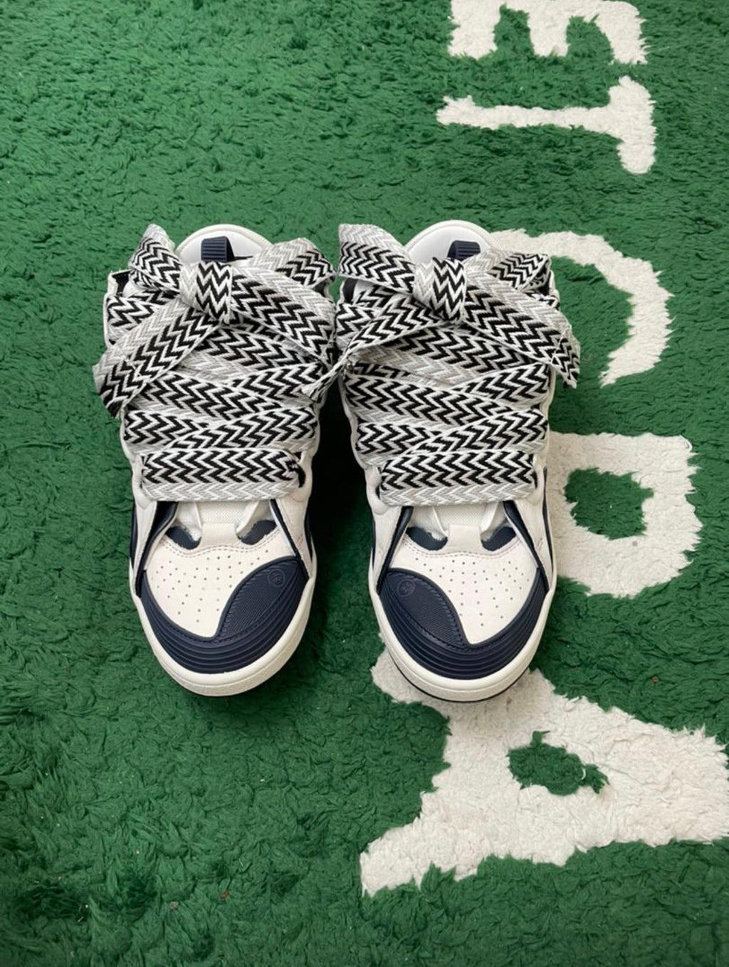 LA Navy Blue Skate Sneakers